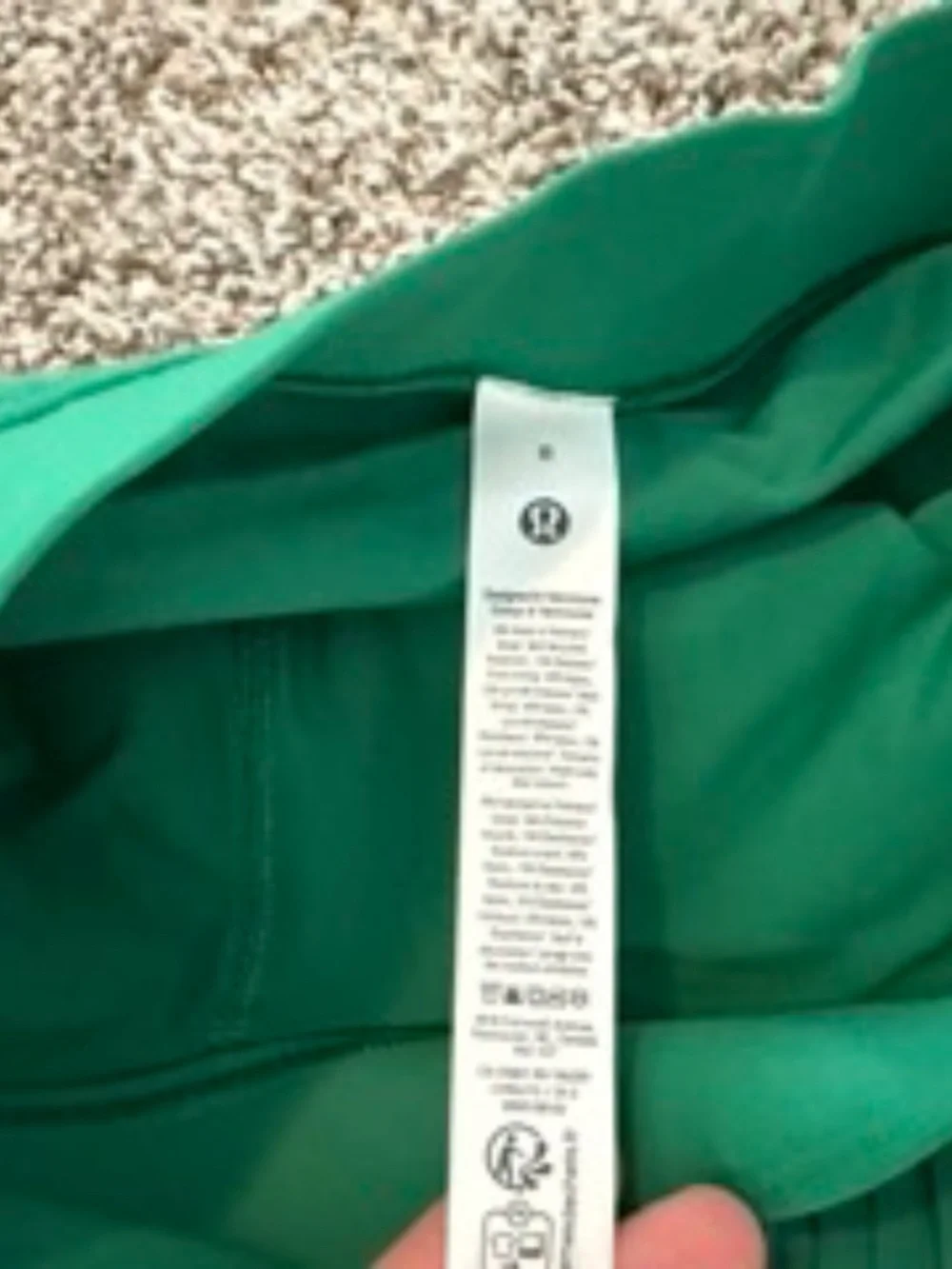 Lululemon Varsity HR Pleated Tennis Skirt Size 8